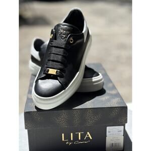 NEW IN BOX LITA BY CIARA ICON LOW TOP NAPPA SNEAKERS SIZE 6
